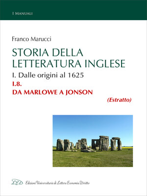 cover image of Storia della Letteratura Inglese. I.8.
